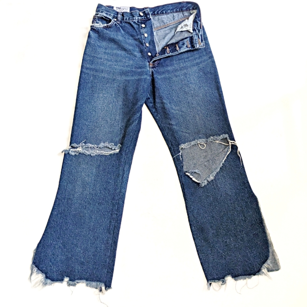 ZARA distressed jeans (Size 6)